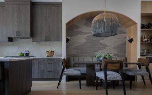 Contemporary Family Living Kitchen and Dining Table